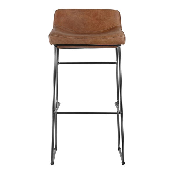 Starlet Cappuccino Barstool, Set of Two, image 1