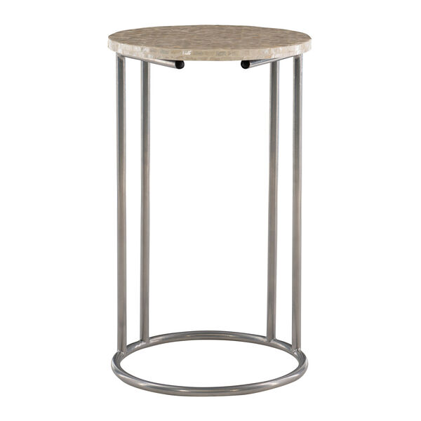 Tristan Silver Round C Table, image 2