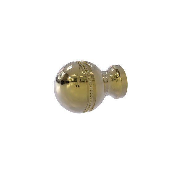 Unlacquered Brass One-Inch Cabinet Knob, image 1