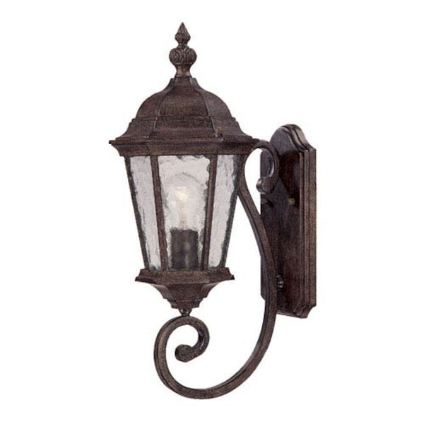 Telfair Black Coral One-Light 20-Inch Outdoor Wall Mount, image 1