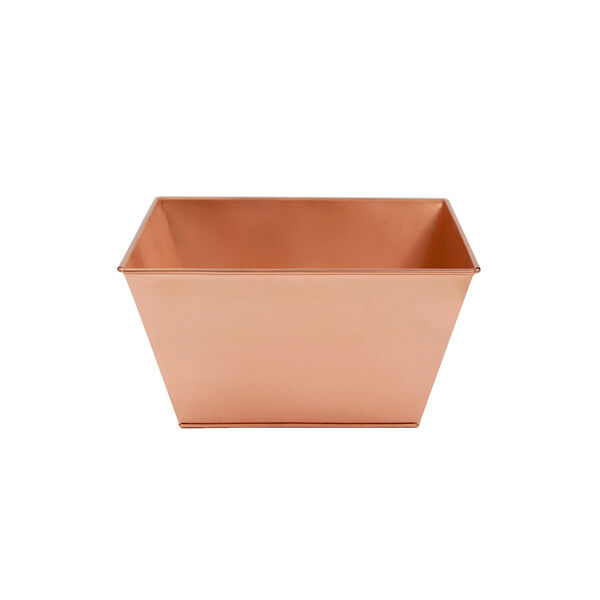 Copper Plated 13-Inch Flower Box, image 1