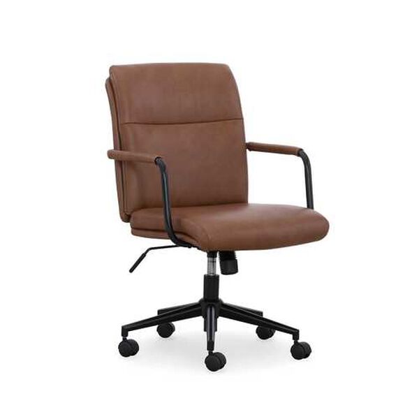 Sawyer Cognac  Metal Arm Task Chair, image 1