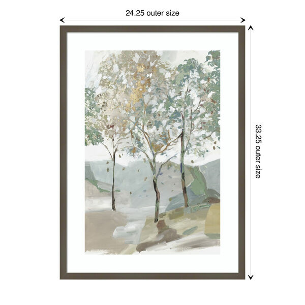 Allison Pearce Gray Breezy Landscape Trees II 24 x 33 Inch Wall Art, image 3