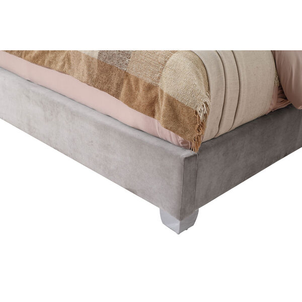 Vivian Gray Upholstered King Bed, image 5