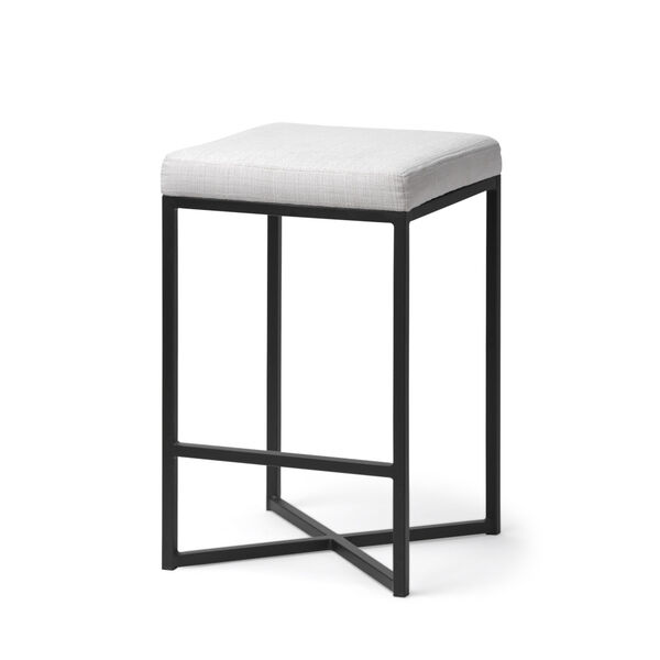 Frodo Black and White Counter Height Stool, image 1