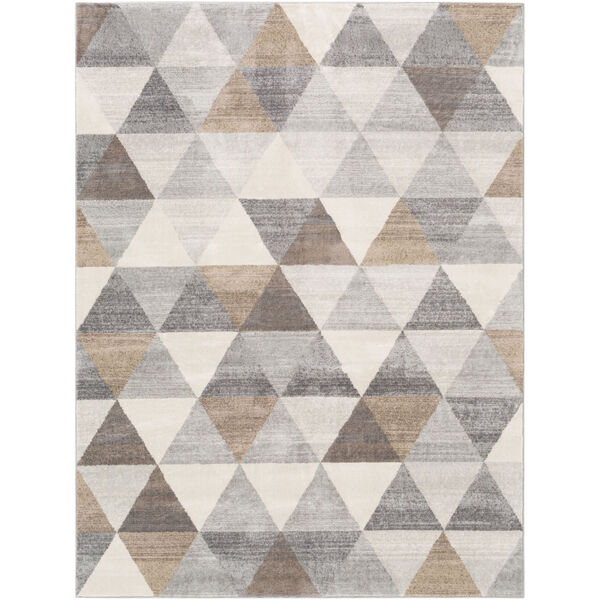 Roma Medium Gray Rectangle 6 Ft. 7 In. x 9 Ft. Rugs, image 1