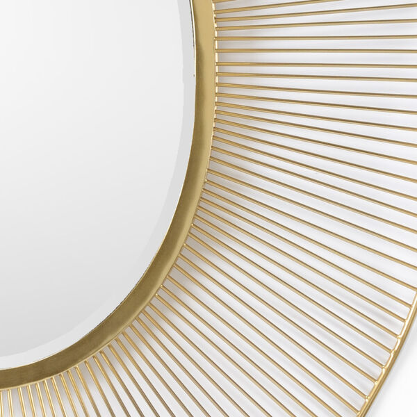 White and Gold 3 Luton Mirror, image 2