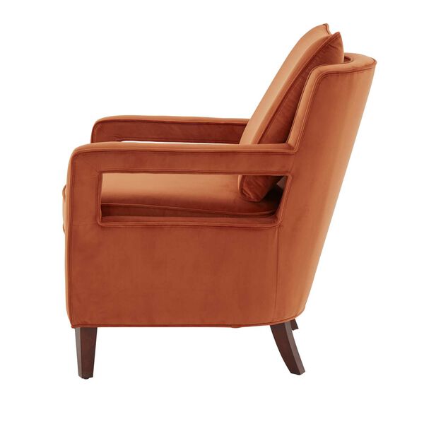 Questa Burnt Orange Accent Chair, image 4