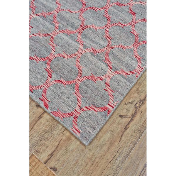 Cosmo Red Gray Ivory Area Rug, image 6