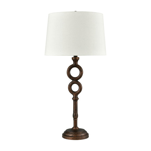 Hammered Home Bronze One-Light Table Lamp, image 2