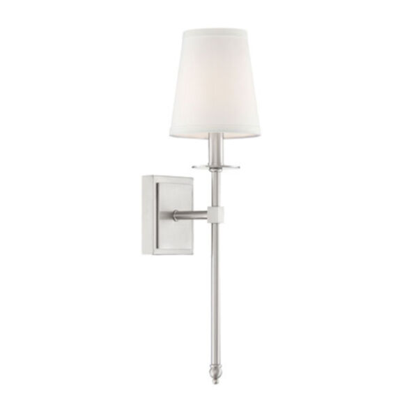Linden Brushed Nickel 20-Inch One-Light Wall Sconce, image 3