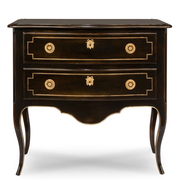 Black Chest with Two Drawers, image 2