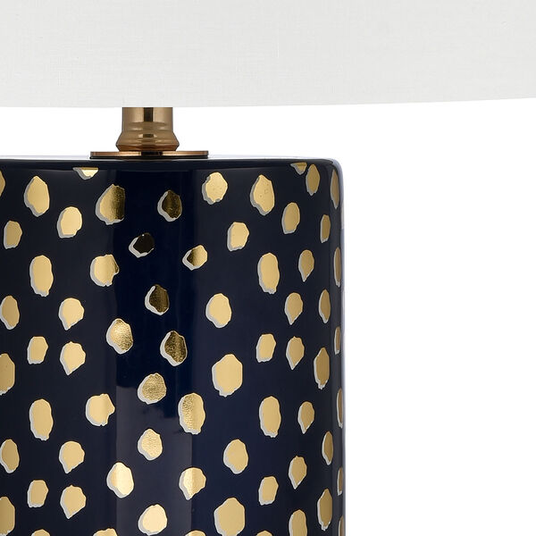 Signe Navy and Gold One-Light Table Lamp, image 4