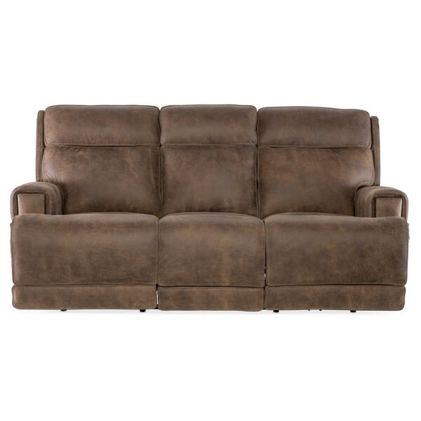 MS Brown Wheeler Power Sofa with Headrest, image 6