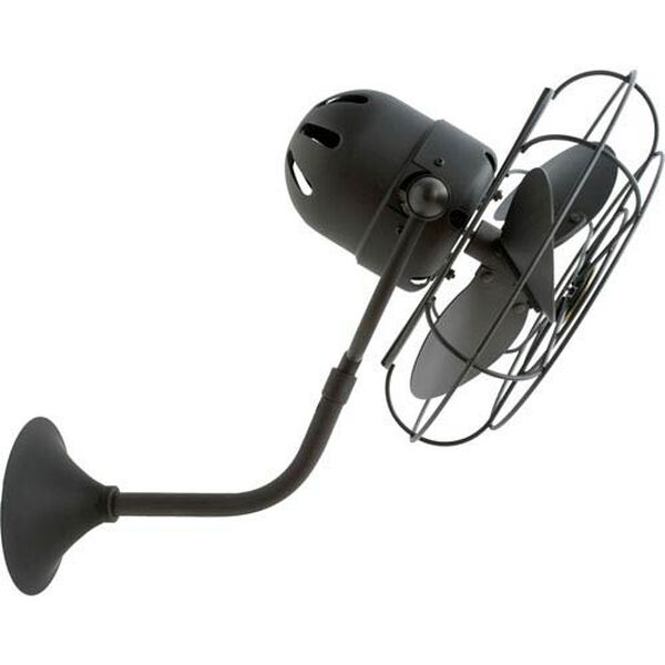 Michelle Parede Bronzette 13-Inch Directional Wall Fan with Metal Blades, image 1