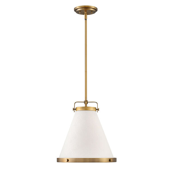 Lexi Lacquered Brass 13-Inch One-Light Pendant, image 1