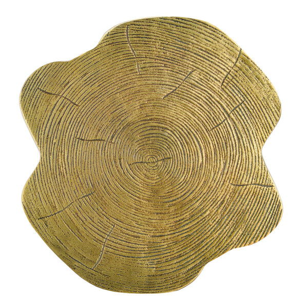 Mambo Antique Brass Accent Table, image 2