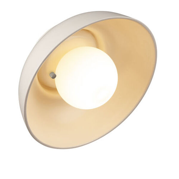 Ambiance Collection Matte White One-Light Coupe Wall Sconce, image 3
