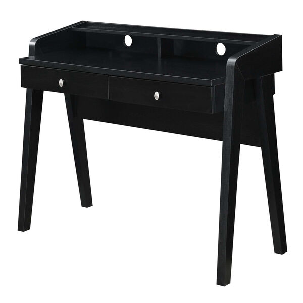 Newport Deluxe Two-Drawer Desk with Shelf, image 2