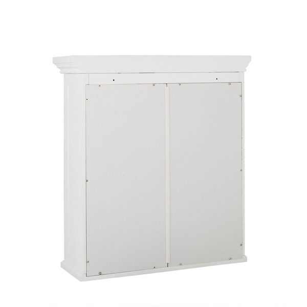 Florence 24-Inch White Two Doors Wall Cabinet, image 4