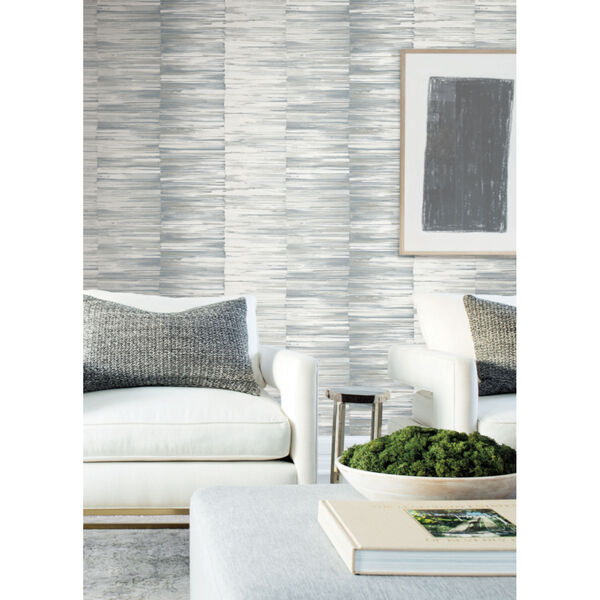 Candice Olson Modern Nature 2nd Edition Blue and Gray Artists Palette Wallpaper, image 5