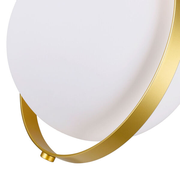 Da Vinci Brass Six-Light LED Pendant, image 5
