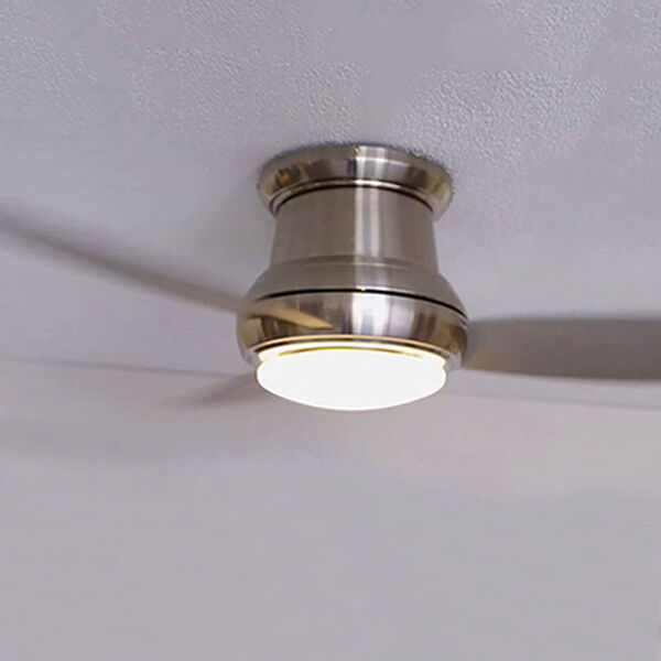 Concept II Brushed Nickel 44-Inch Flush LED Ceiling Fan, image 5