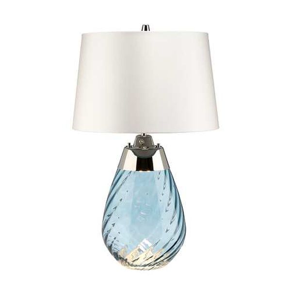 Lena Blue Off White Two-Light Table Lamp, image 1