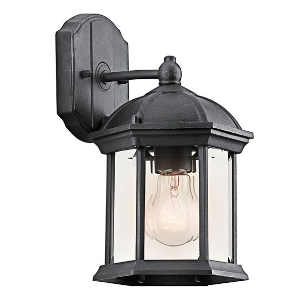 New Street USA Black One-Light Outdoor Wall Mount, image 1