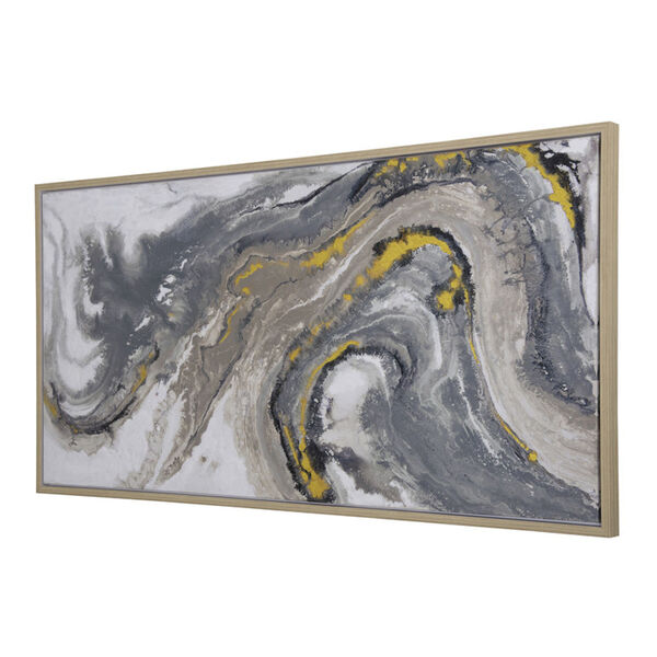 Fluid Motion I Multicolor Hand Painted Wall Art, image 3