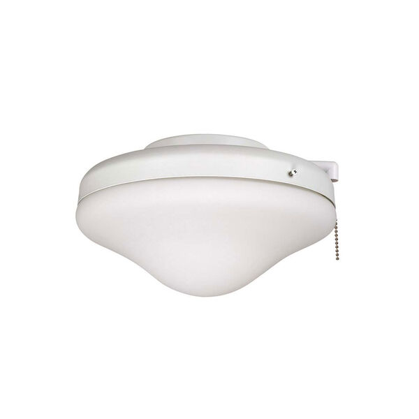 All Weather White Two-Light Led Fan Light Kit, image 1