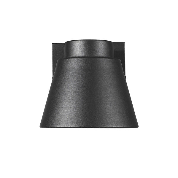 Asher Black One-Light Outdoor Wall Sconce, image 2