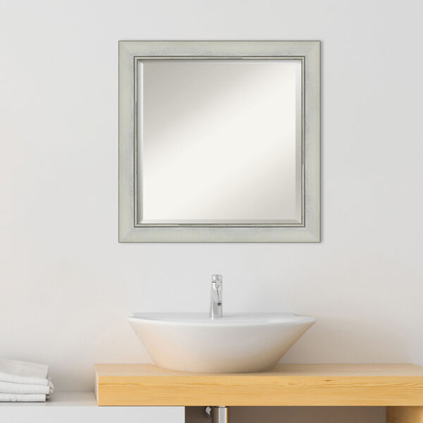 Flair Silver 24W X 24H-Inch Bathroom Vanity Wall Mirror, image 3