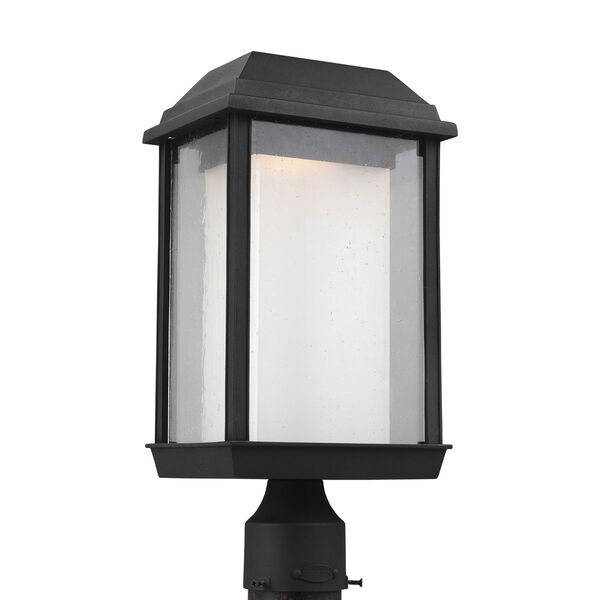 McHenry Textured Black LED Outdoor Post Mount, image 1