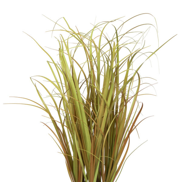 Brown Mixed Grass with Black Pot, image 2