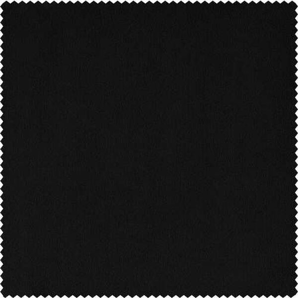 Signature Black Double Wide Velvet Blackout Pole Pocket Single Panel Curtain 100 x 96, image 8
