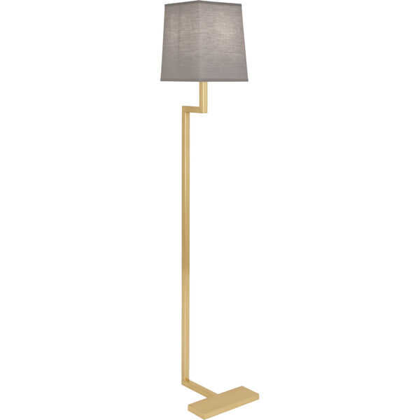Doughnut Natural Brass Gray 49-Inch One-Light Floor Lamp, image 3