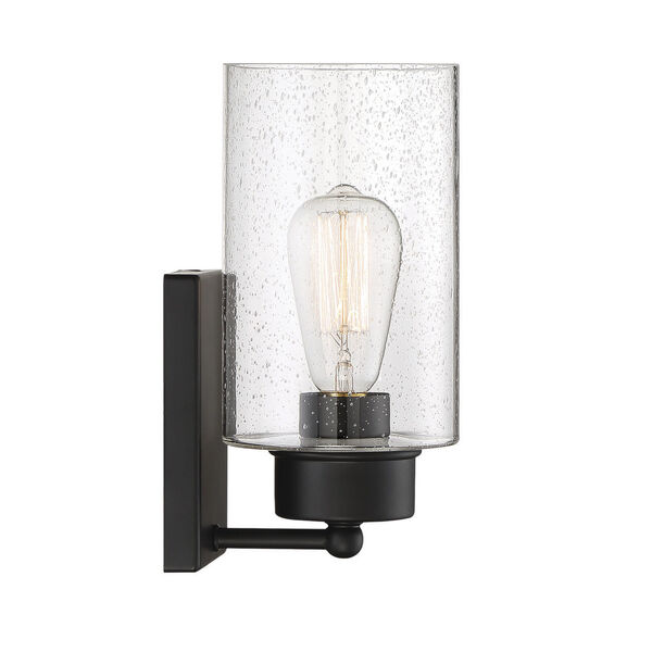 Nicollet Matte Black One-Light Wall Sconce, image 4