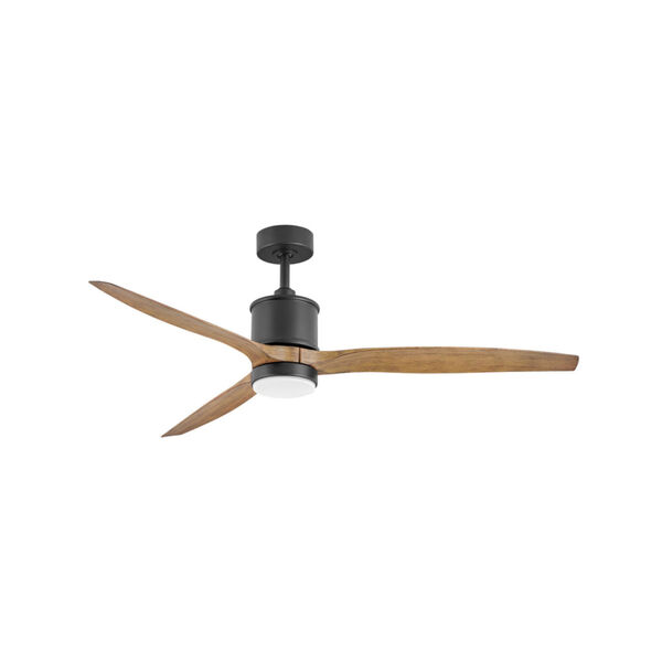 Hover Matte Black LED 60-Inch Ceiling Fan, image 1