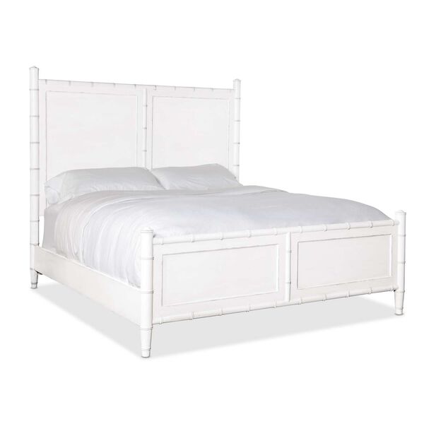 Charleston White Panel Bed, image 1