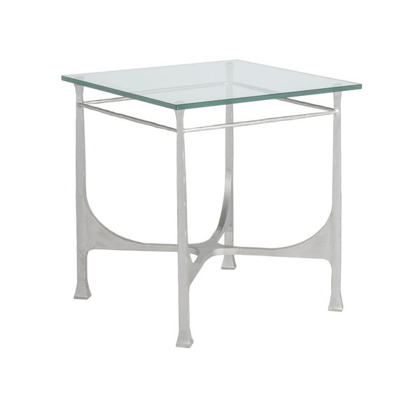 Metal Designs Silver Bruno Square End Table, image 1
