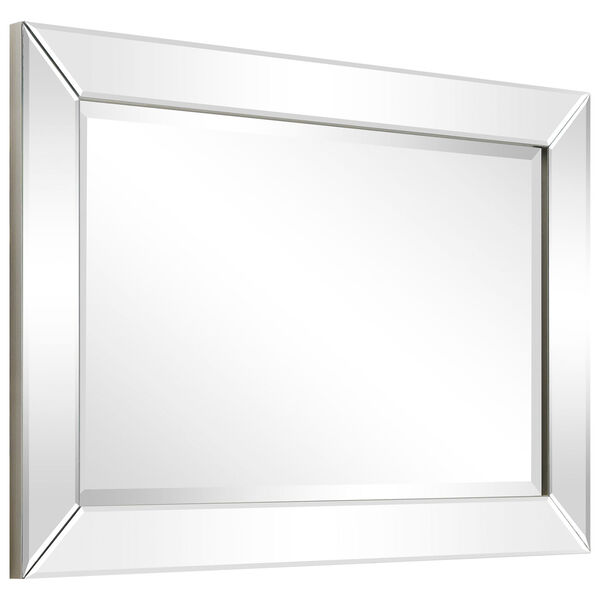 Moderno Clear 36 x 24-Inch Beveled Rectangle Wall Mirror, image 4