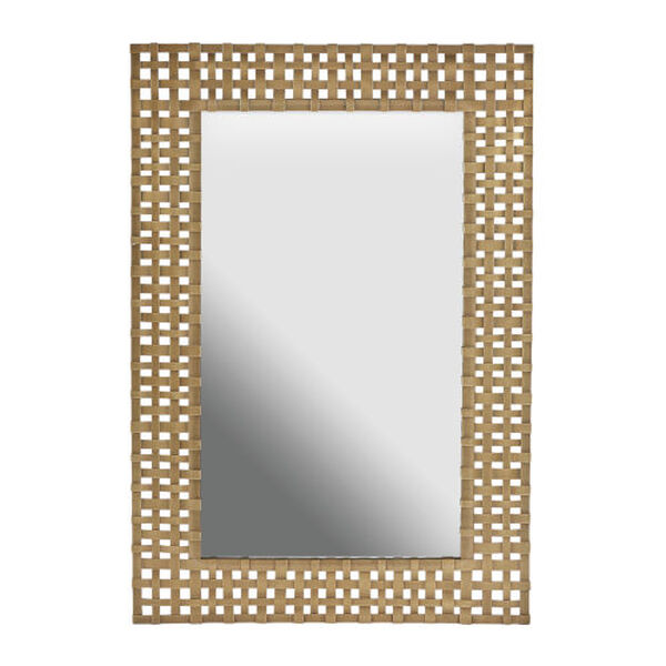 Aged Brass 26-Inch Mirror, image 1