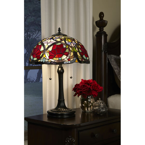 Larissa Vintage Bronze Two-Light Table Lamp, image 2