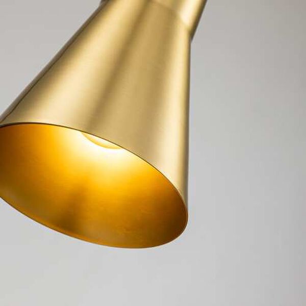 Etoile Aged Brass One-Light Mini Pendant, image 5