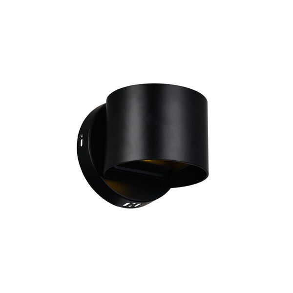 Lilliana Black Integrated LED 5-Inch Wall Sconce, image 1