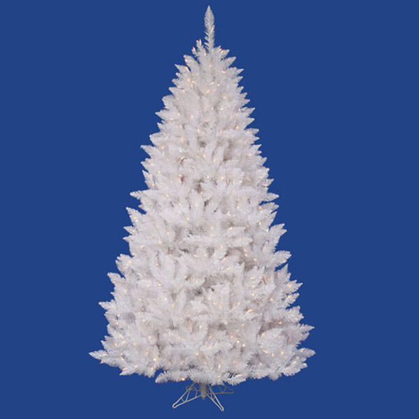 Crystal White Spruce 5.5 Ft. Artificial Tree with 450 Clear Lights, image 1