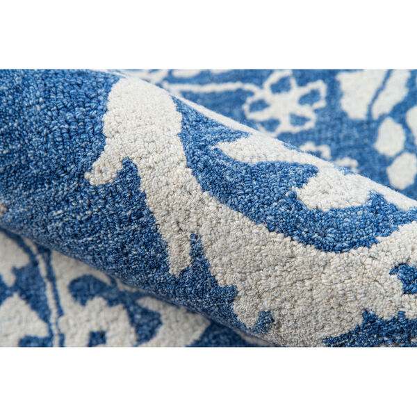 Cosette Oriental Blue Rectangular: 9 Ft. 6 In. x 13 Ft. 6 In. Rug, image 5