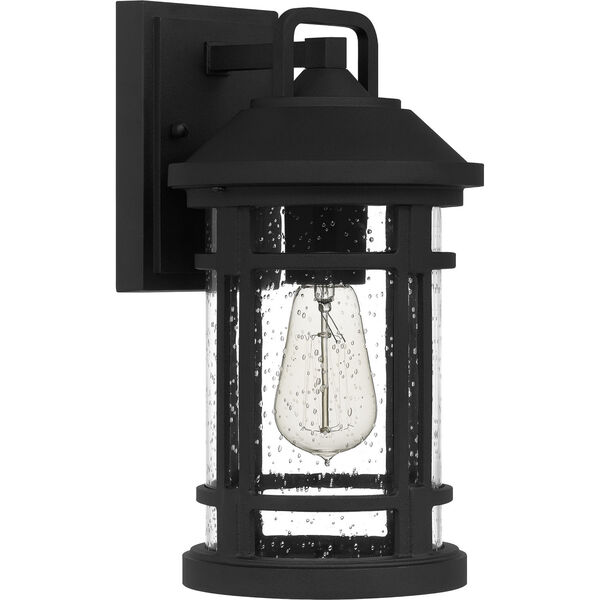 Quincy Earth Black Seven-Inch One-Light Outdoor Wall Mount, image 2