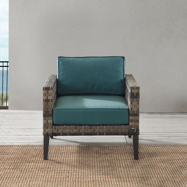Prescott Outdoor Wicker Armchair, image 4